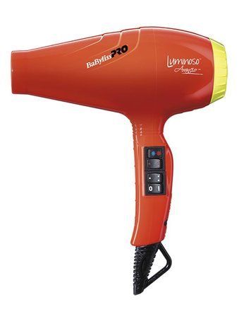 Профессиональный фен LUMINOSO ARANCIO BAB6350IOE оранжевый 2100W Ionic 6350IОE - фото Prof-star