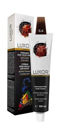 Фарба для волосся LUXOR Professional 6.4 Темний блондин мідний 100 мл 690605 - фото Prof-star