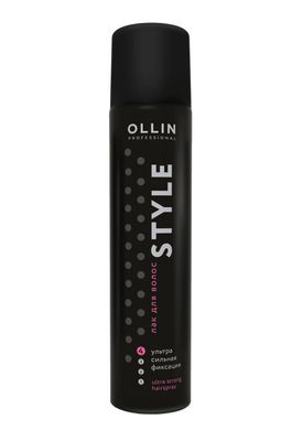 Лак для волосся ультра-сильної фіксації OLLIN Professional 50 мл, 393184, В наявності