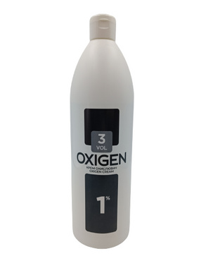 Окислювач для волосся універсальний 1% 1000 мл (OXIGEN CREAM 3 vol.), 1000 мл