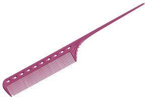 Расческа с хвостиком YS-101 Pink Tail Combs YS-101 Pink - фото Prof-star
