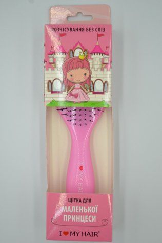 Щетка для волос SPIDER KIDS 12 рядов глянцевая розовая Детская 1502 PINC KIDS - фото Prof-star