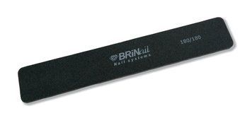 Пилка для ногтей Гигант черная 180\180 BRINail 8515 - фото Prof-star