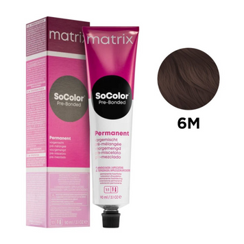 Стійка крем-фарба для волосся відтінок 6M Matrix Socolor Pre-Bonded E3692400 - фото Prof-star