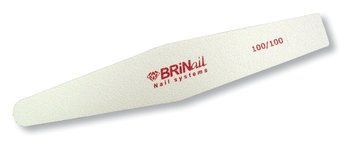 Пилка для ногтей Бриллиант белая 100\100 BRINail 8510 - фото Prof-star