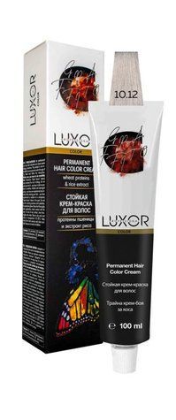 Фарба для волосся LUXOR Professional 10.12 Платиновий блондин попелястий фіолетовий 100 мл 690193 - фото Prof-star