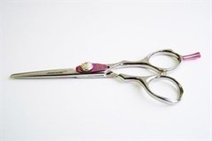 HK SAKURA PINK 5,0`` Ножиці перукарські прямі для стрижки SUNTACHI