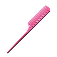 Расческа с хвостиком YS-107 Pink Tail Combs, YS-107 Pink