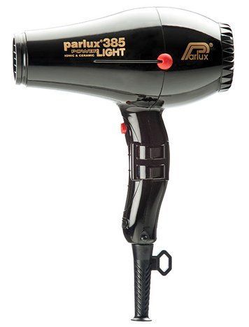 Фен для волос Parlux 385 POWER LIGHT IONIC & CERAMIC черный P85IT BLACK - фото Prof-star