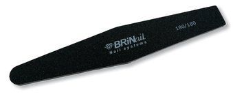 Пилка для ногтей Бриллиант черная 180\180 BRINail 8512 - фото Prof-star