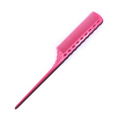 Расчёска с хвостиком YS-115 Pink Tail Comb, YS-115  Pink