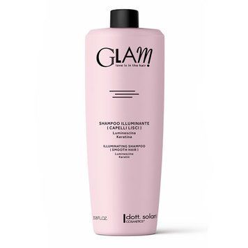 Шампунь розгладжуючий з ефектом сяйва Dott. Solari Cosmetics 1000 мл 621 - фото Prof-star