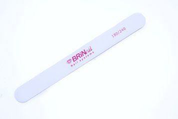 Пилка для ногтей Классик белая 180\240 BRINail 8545 - фото Prof-star