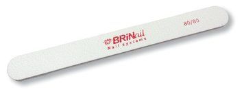 Пилка для ногтей Классик белая 80\80 BRINail 8519 - фото Prof-star