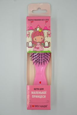 Щетка для волос SPIDER KIDS 9 рядов глянцевая розовая Детская, 1503 PINC KIDS