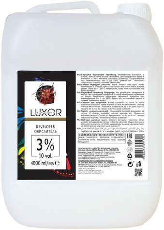Окислювач для волосся LUXOR Professional 3% 4000 мл 691695 - фото Prof-star