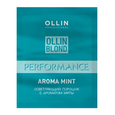 Освітлюючий порошок з ароматом м'яти OLLIN Professional 30 г, 390510, Немає в наявності