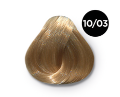 Крем-фарба для волосся OLLIN Professional COLOR 10/03 світлий блондин прозоро-золотистий 60 мл, 60 мл