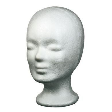 Голова-манекен з пінопласту 25,5 см. Normal