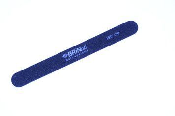 Пилочка для ногтей Классик черная 180\180 BRINail 8551 - фото Prof-star