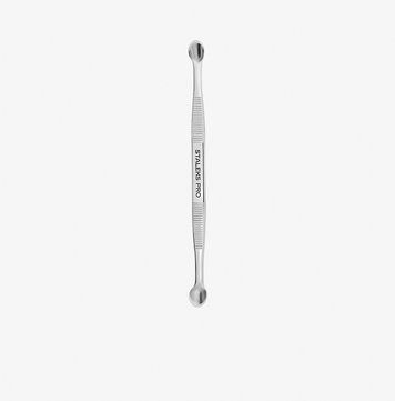 Лопатка маникюрная STALEKS PRO EXPERT 50 TYPE 6 (скругленный изогнутый пушер широкий и узкий) PE-50/6 - фото Prof-star