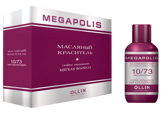 Крем-фарба для волосся OLLIN Professional MEGAPOLIS 10/1 світлий блондин попелястий 50 мл, 50 мл