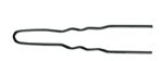 Шпильки LOCKENNADELN 4.5 см.1.1 мм.50 шт. чорні потовщені