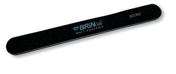 Пилка для ногтей Классик черная 80\80 BRINail 8521 - фото Prof-star
