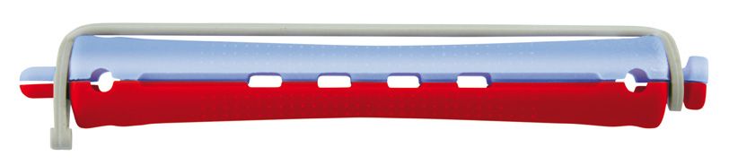 Бигуди для холодной завивки с круглой резинкой 11*95 мм.12 шт. синие/красные