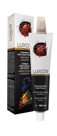 Фарба для волосся LUXOR Professional 10.31 Платиновий блондин золотистий попелястий 100 мл 692647 - фото Prof-star