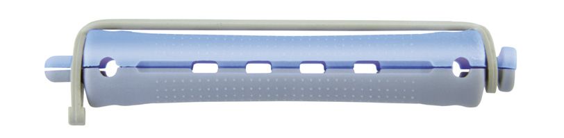 Бигуди для холодной завивки с круглой резинкой 13*70 мм.12 шт. синие/серые
