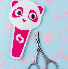 Ножницы для ногтей детские матовые STALEKS BEAUTY & CARE 10 TYPE 4 (21 мм) розовые