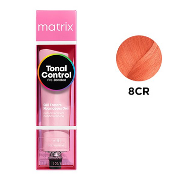 Гелевий тонер на кислотній основі для волосся відтінок 8CR Matrix Tonal Control Pre-bonded E4177100 - фото Prof-star