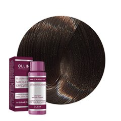 Крем-фарба для волосся OLLIN Professional MEGAPOLIS 5/00 світлий шатен глибокий 50 мл, 60 мл