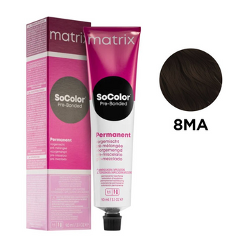 Стійка крем-фарба для волосся відтінок 8MA Matrix Socolor Pre-Bonded E3691200 - фото Prof-star
