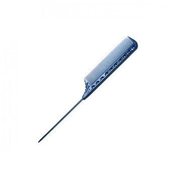 Расческа с металлическим хвостиком YS-102 Green Tail Combs YS-102 Blue  - фото Prof-star
