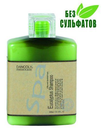 Шампунь з олією евкаліпта для жирного та пошкодженого волосся Dancoly Cosmetics 300 мл D-205 - фото Prof-star
