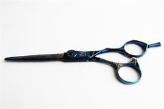 09 PATTERN BLUE 5.0" Ножницы парикмахерские прямые для стрижки SUNTACHI