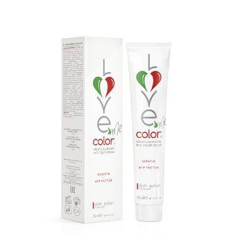 Кератиновий фарбник dott. solari cosmetics 6.1 Попелястий натуральний темний блонд кератиновий фарбник LMC + MFP Factor 100 мл 2650 - фото Prof-star