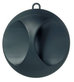 Дзеркало ручне Elegant чорне матового кольору 25 см.