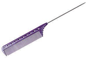 Расческа с металлическим хвостиком YS-102 Deep Purple Tail Combs YS-102 Deep Purple - фото Prof-star