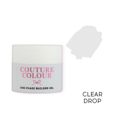 Однофазный гель COUTURE Colour 1-phase Builder Gel #Clear drop COUTURE COLOUR 15 мл