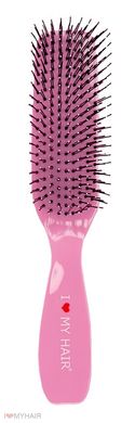 Щетка для волос SPIDER 9 рядов глянцевая розовая M, 1501 PINC