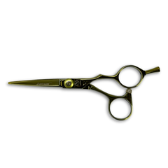 09 YELLOW 5,0``Ножиці перукарські прямі для стрижки SUNTACHI