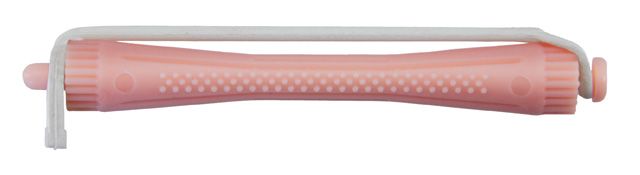 Бигуди для холодной завивки с круглой резинкой 7*90 мм.12 шт. розовые