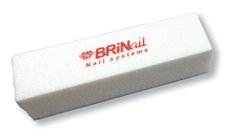Блок полировочный для ногтей 120 белый BRINail