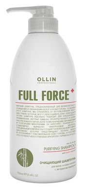Шампунь OLLIN Professional очищающий для волос и кожи голові с экстрактом бамбука 750 мл, 750 мл