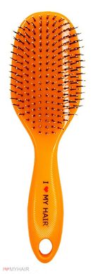 Щітка для волосся SPIDER 12 рядів глянцева помаранчева, 1502 ORANGE