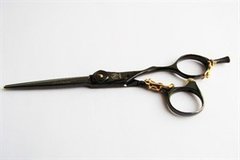 09 KITTY BLACK 5,5`` Ножницы парикмахерские прямые для стрижки SUNTACHI