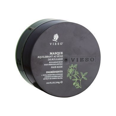 Маска з маслом болгарської троянди для кучерявого волосся Vieso 350 мл VS-03-5 - фото Prof-star